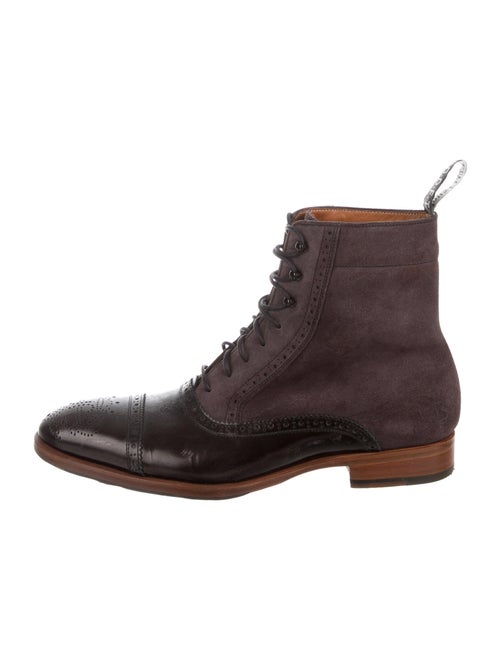 John Fluevog Lace-Up Boots Purple