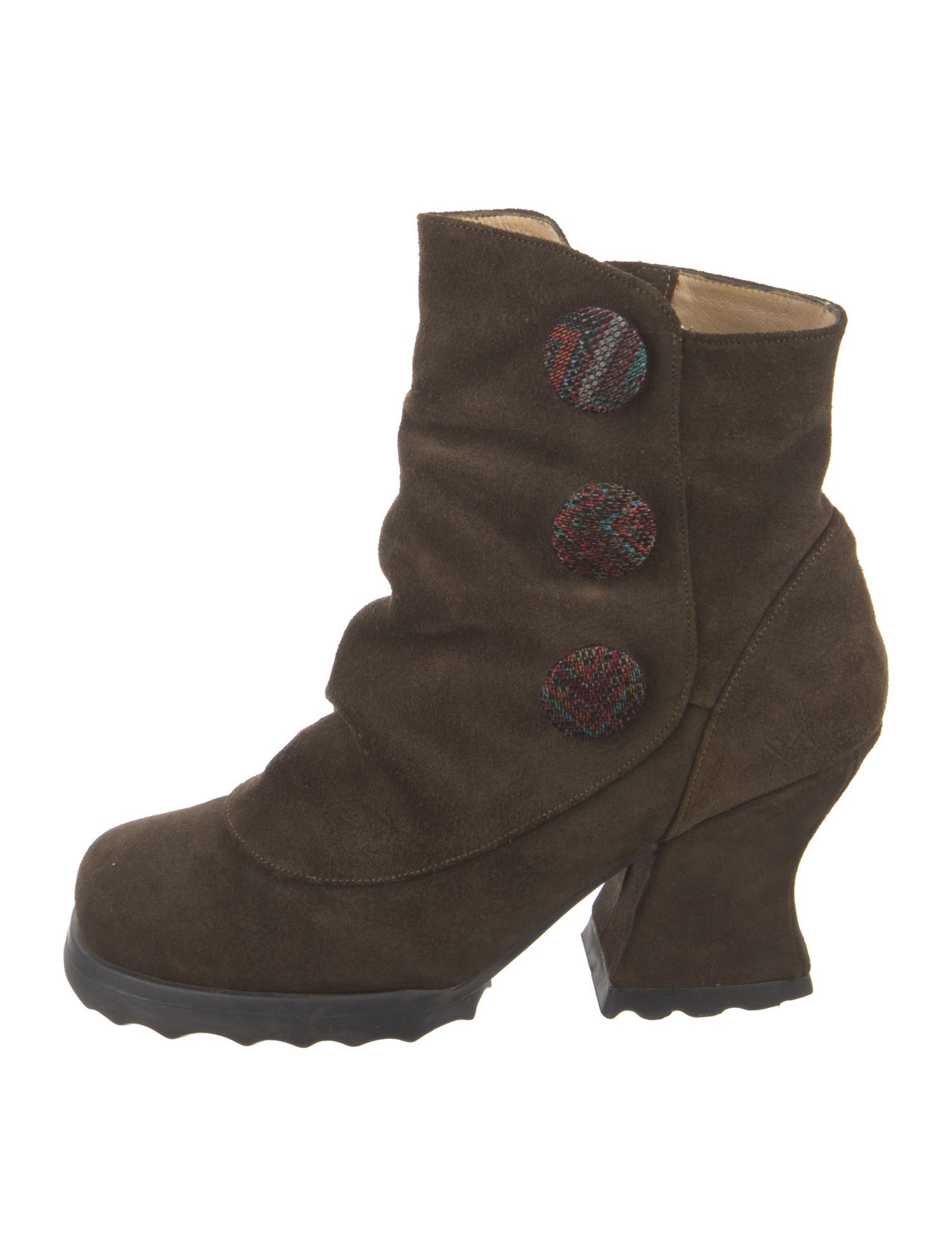 John Fluevog Suede Boots