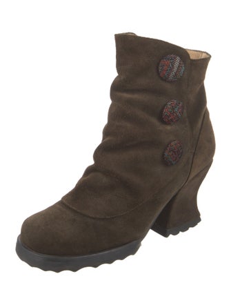 John Fluevog Suede Boots