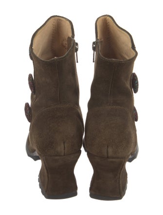 John Fluevog Suede Boots