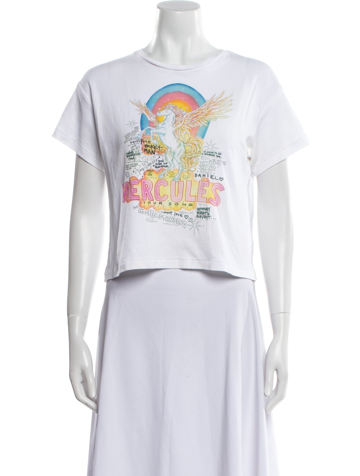 Elton John for Realisation Graphic Print Crew Neck T-Shirt