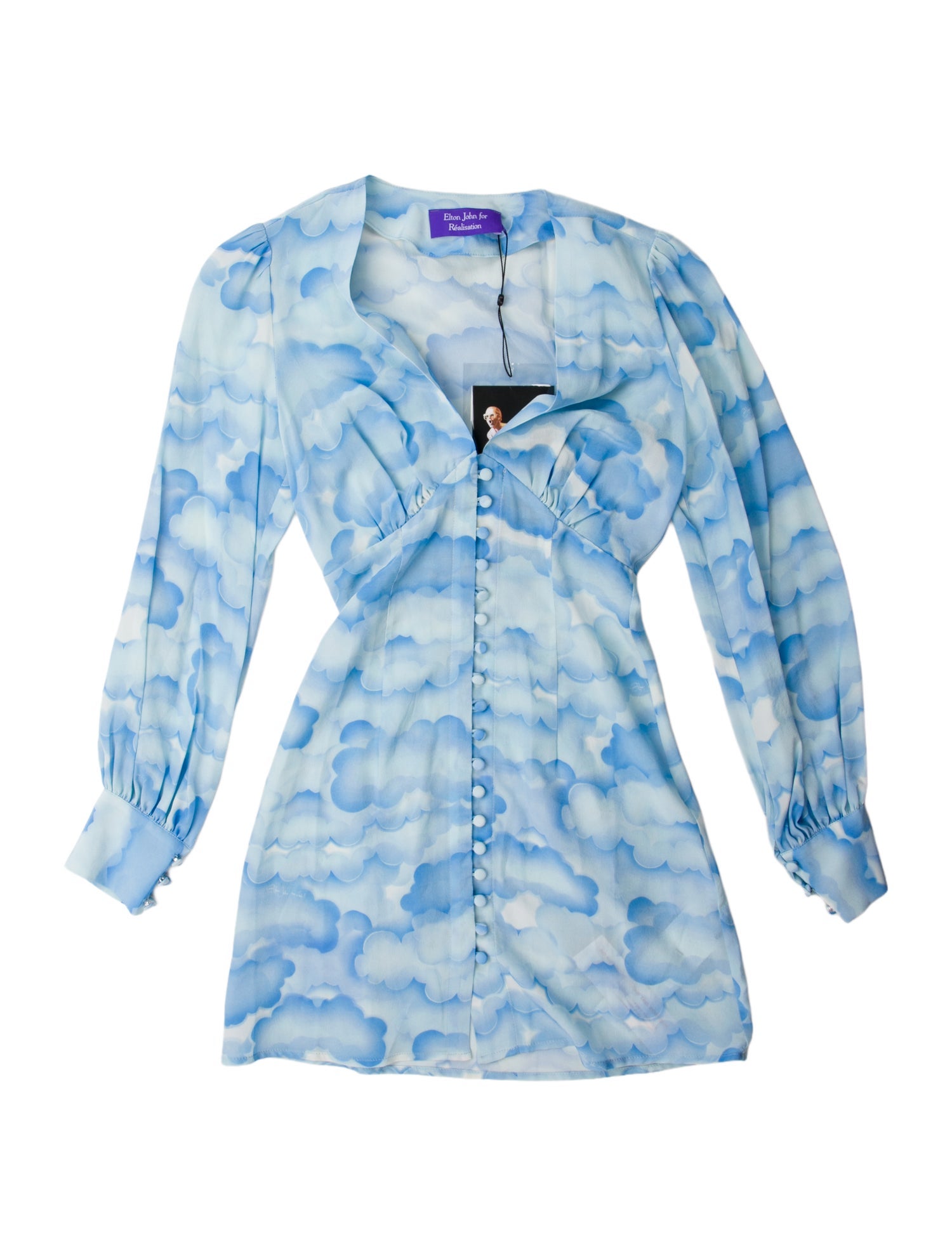 Elton John for Realisation Silk Mini Dress w/ Tags