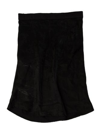 Elton John for Realisation Silk Knee-Length Skirt