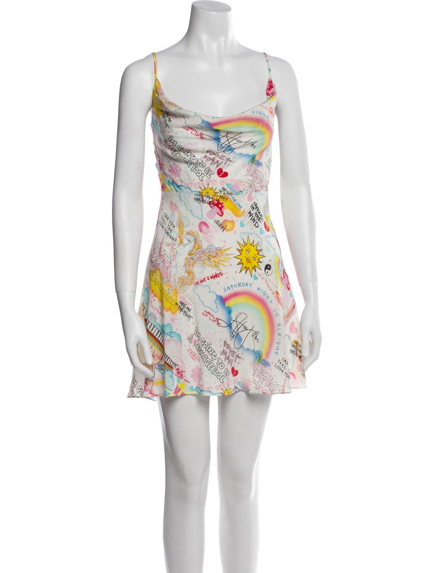 Elton John for Realisation Silk Mini Dress