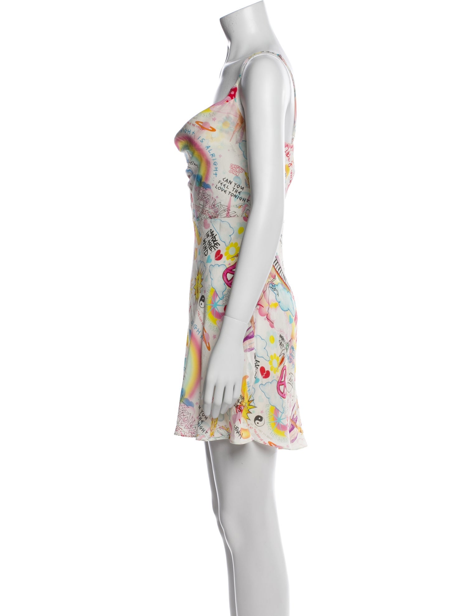 Elton John for Realisation Silk Mini Dress