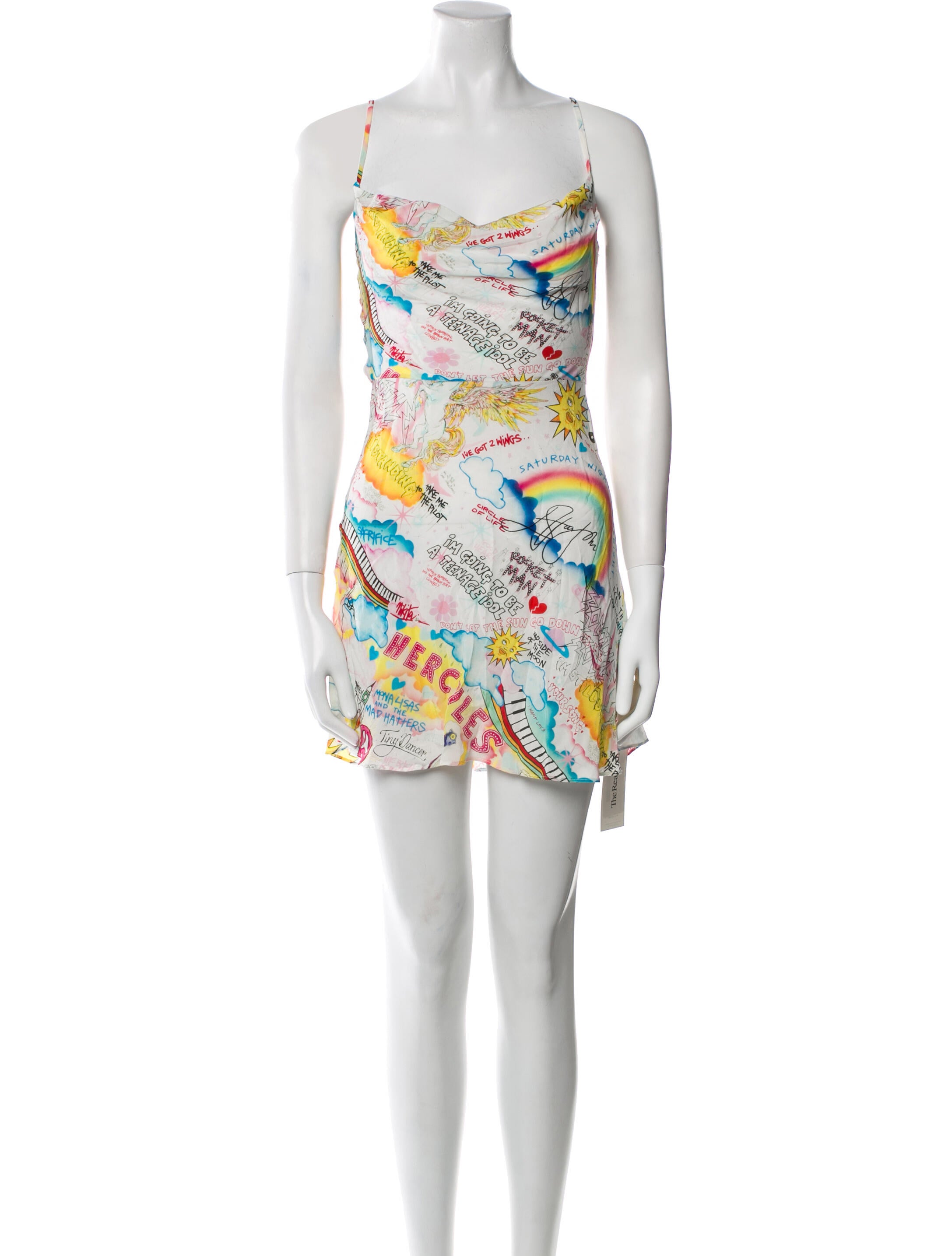 Elton John for Realisation Silk Mini Dress