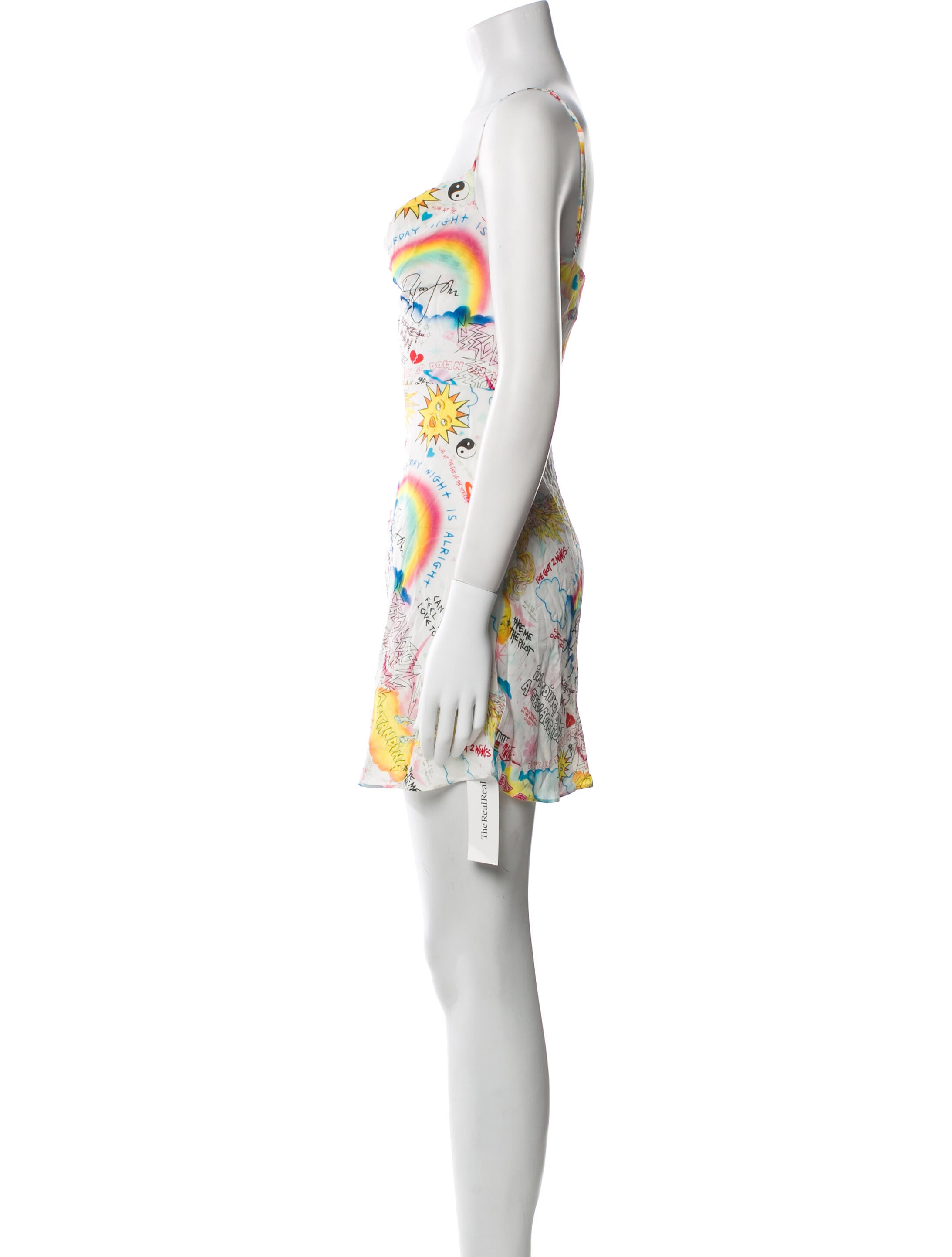 Elton John for Realisation Silk Mini Dress