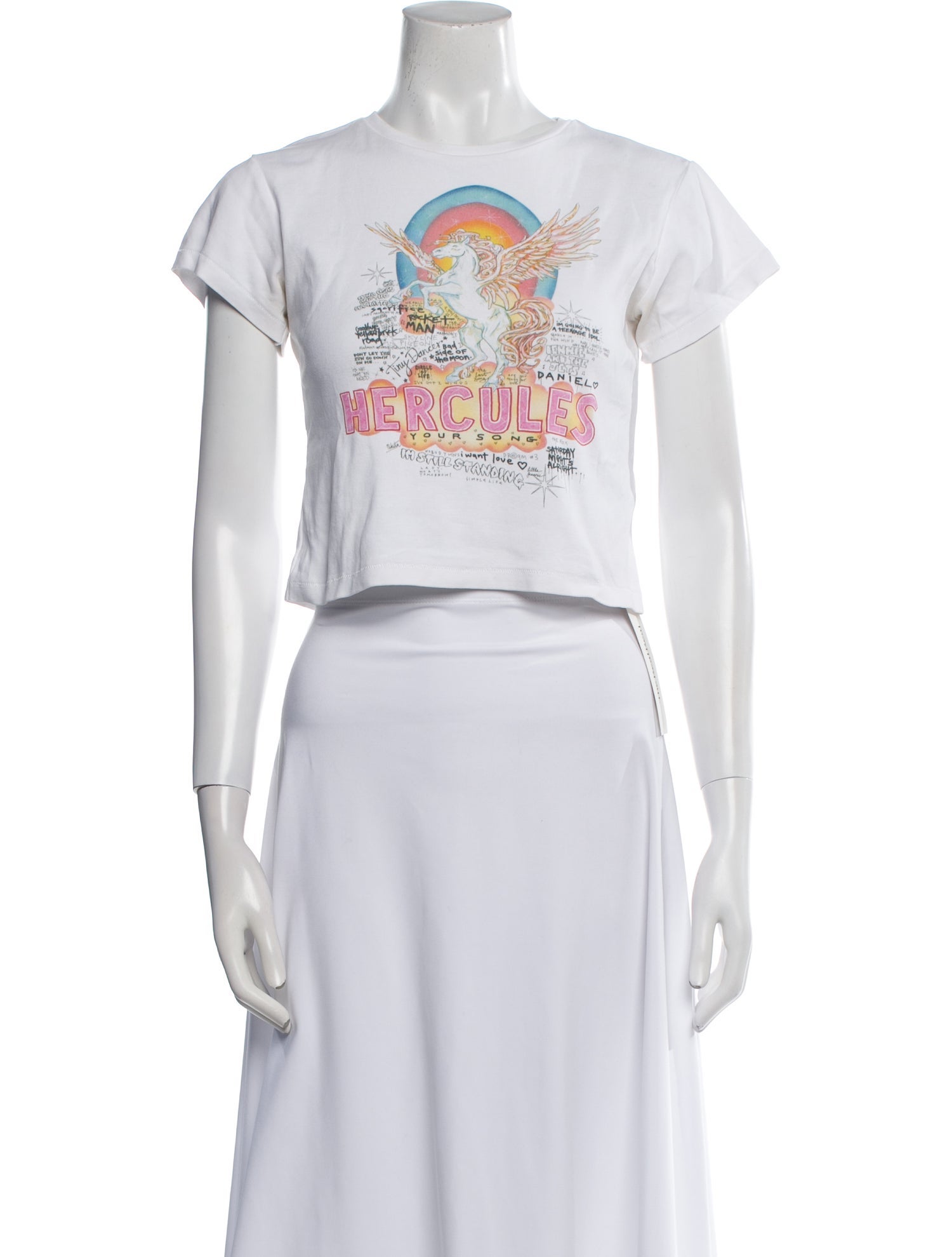 Elton John for Realisation Graphic Print Crew Neck T-Shirt