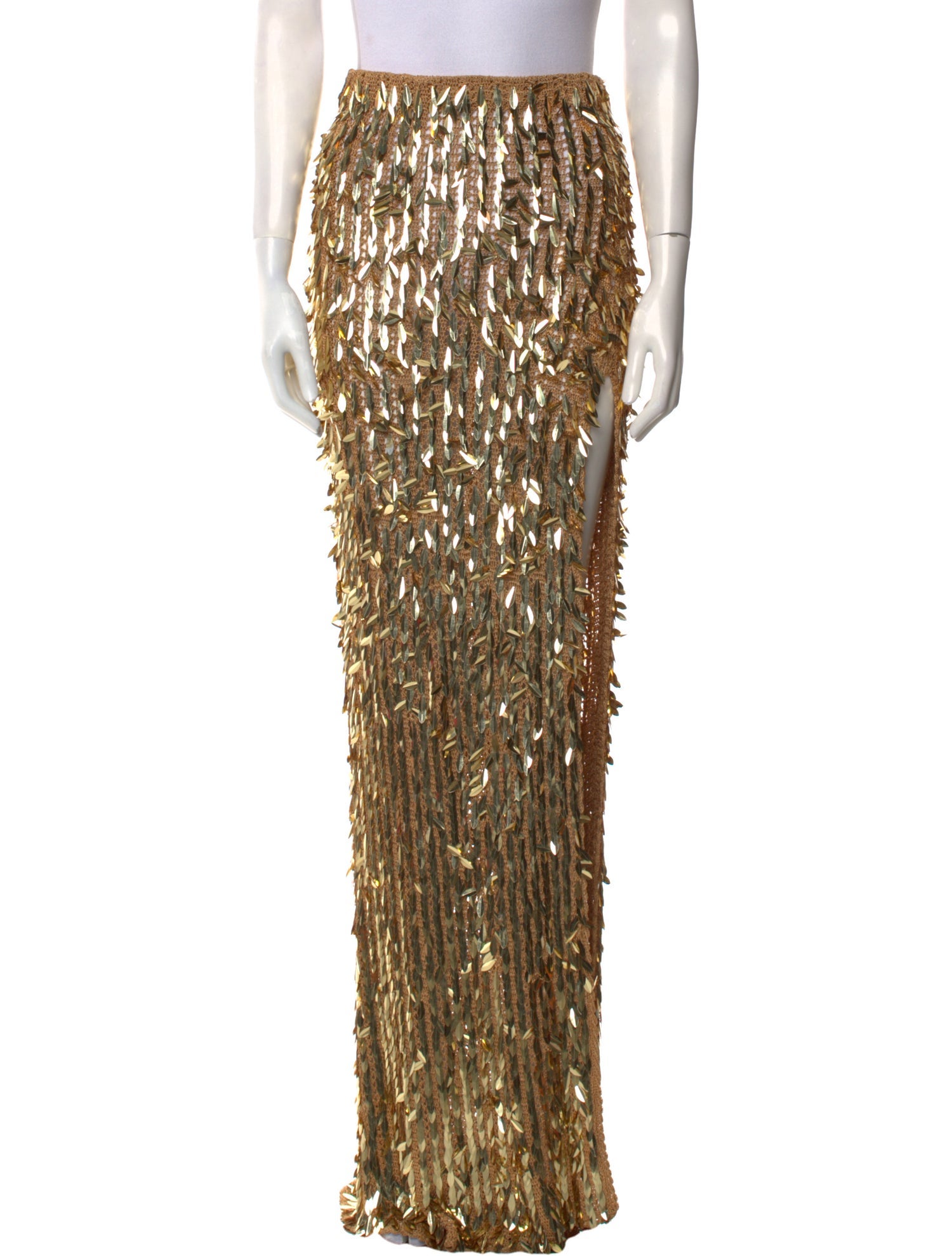 Joan Vass Printed Long Skirt