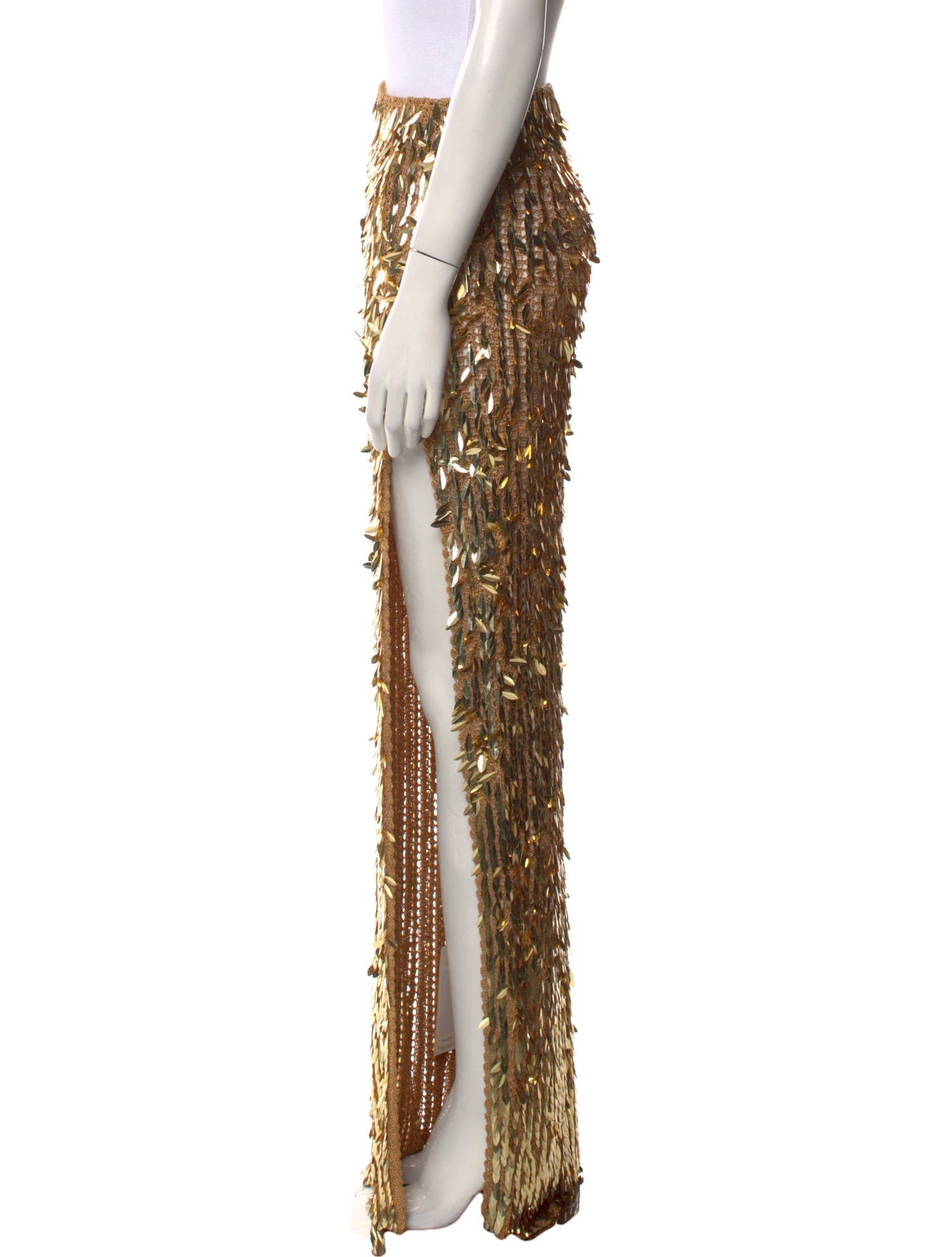 Joan Vass Printed Long Skirt