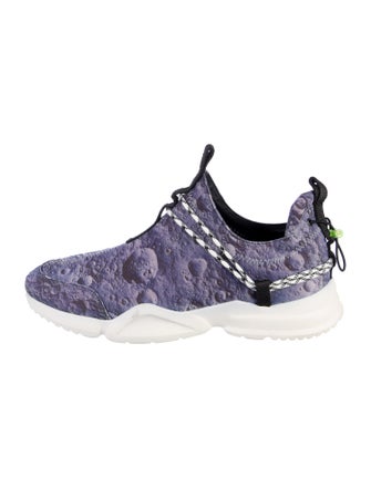 John Geiger Nylon Printed Sneakers