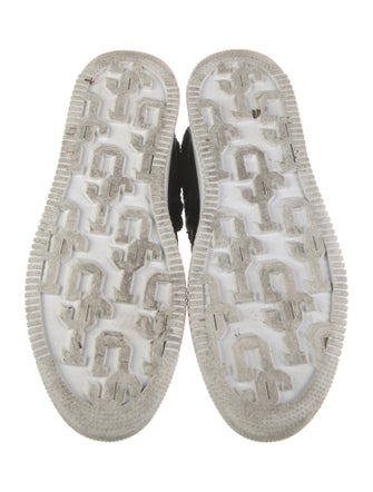 John Geiger Leather Printed Sneakers