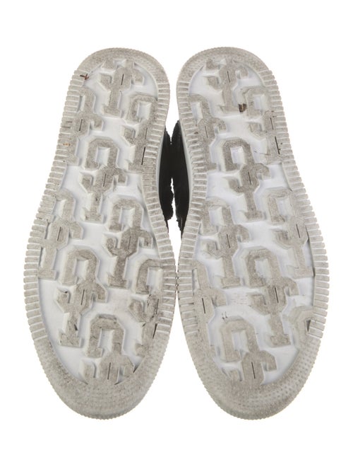 John Geiger Leather Printed Sneakers
