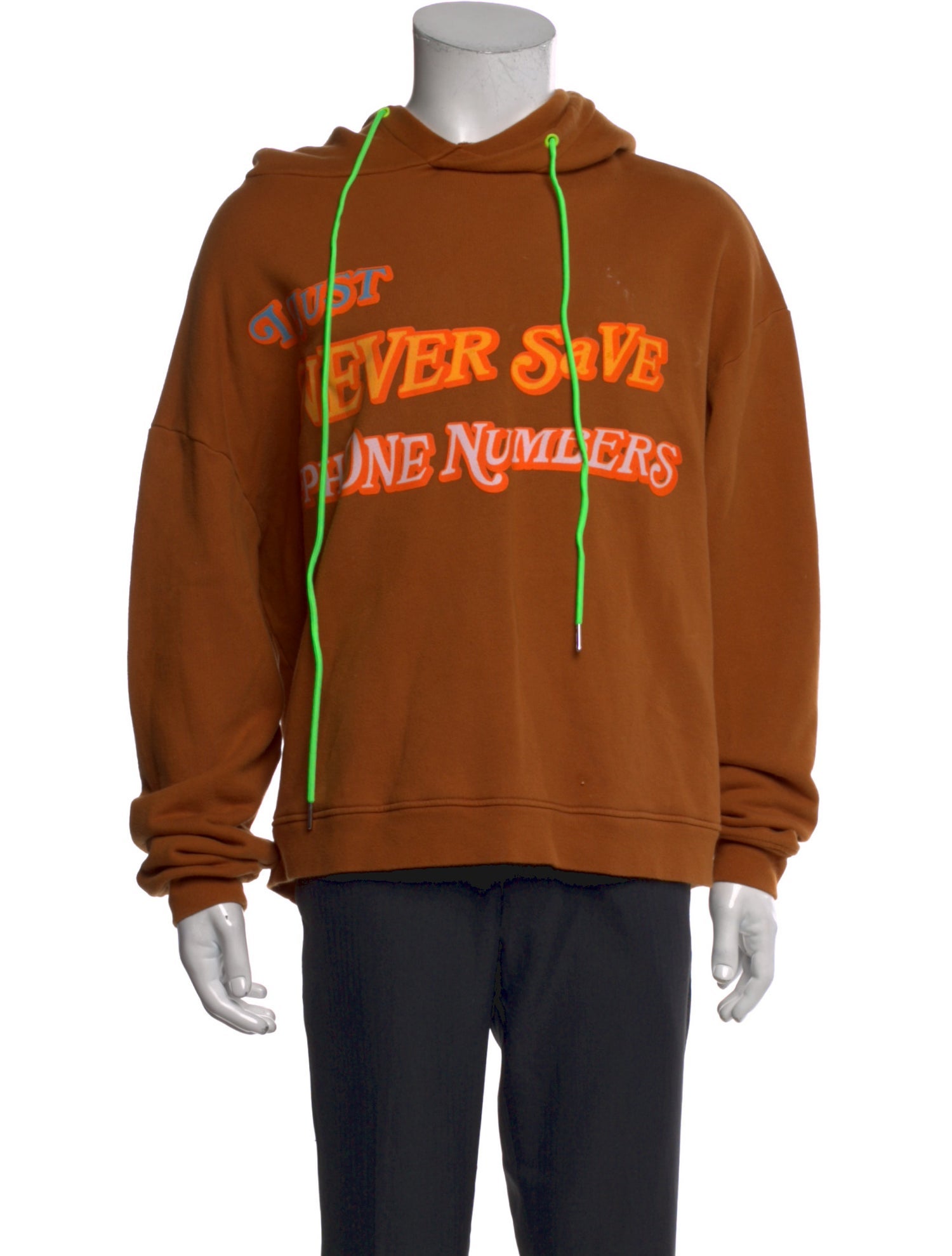 John Geiger Graphic Print Crew Neck Hoodie