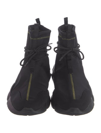 John Geiger Satin Athletic Sneakers