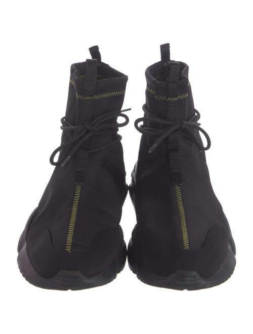 John Geiger Satin Athletic Sneakers