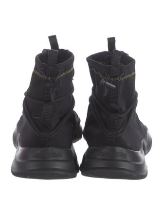 John Geiger Satin Athletic Sneakers