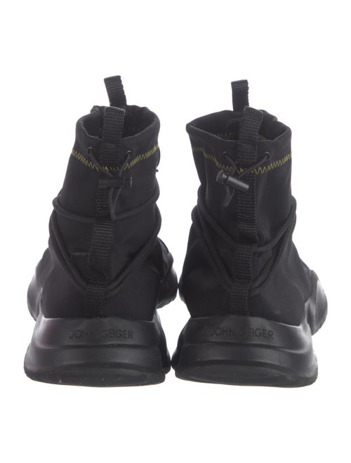 John Geiger Satin Athletic Sneakers