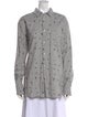 Junya Watanabe Comme de Garcons x marimekko Printed Long Sleeve Button-Up Top