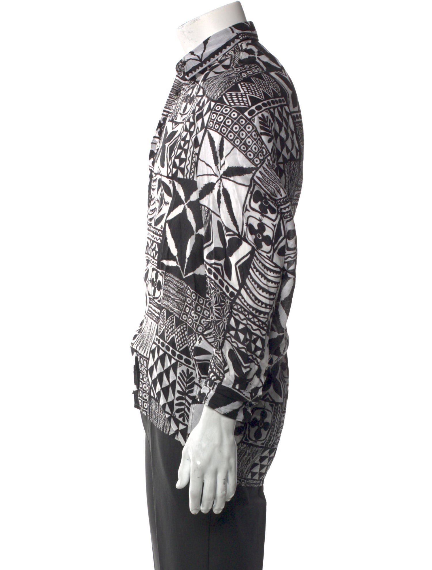 Junya Watanabe Comme des Garçons Graphic Print Long Sleeve Shirt