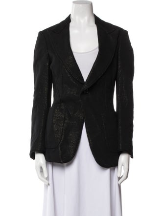 Junya Watanabe Comme de Garcons x marimekko Wool Plaid Print Blazer