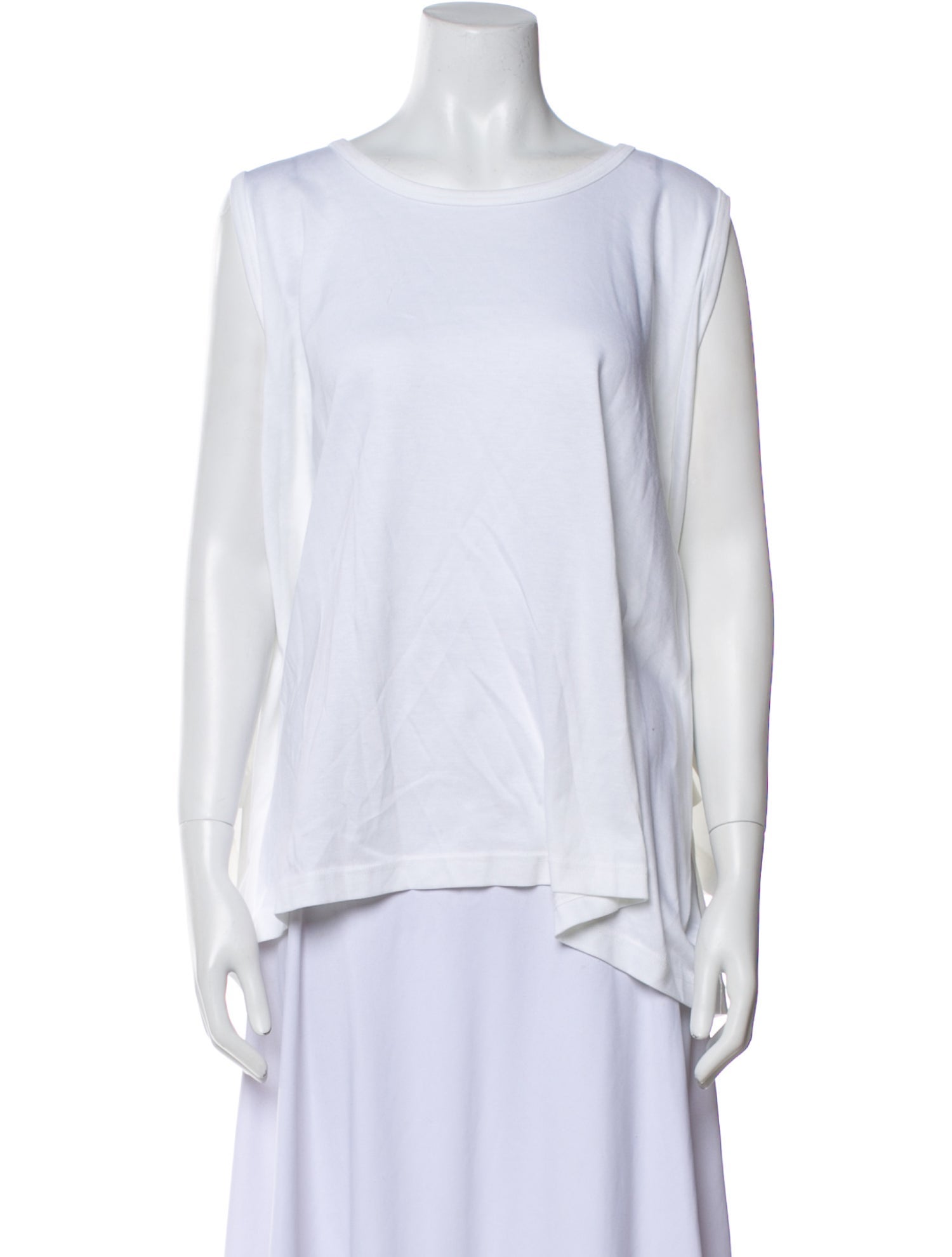 Junya Watanabe Comme de Garcons x marimekko Bateau Neckline Sleeveless T-Shirt