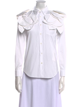 Junya Watanabe Comme des Garçons Long Sleeve Button-Up Top