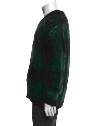 Junya Watanabe Comme de Garcons x marimekko Wool Mock Neck Cardigan