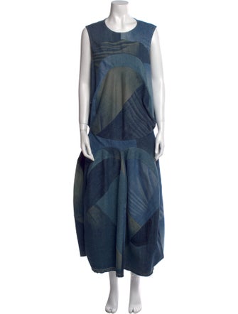 Junya Watanabe Comme de Garcons x marimekko Printed Long Dress