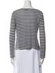 Junya Watanabe Comme de Garcons x marimekko Striped Bateau Neckline Top