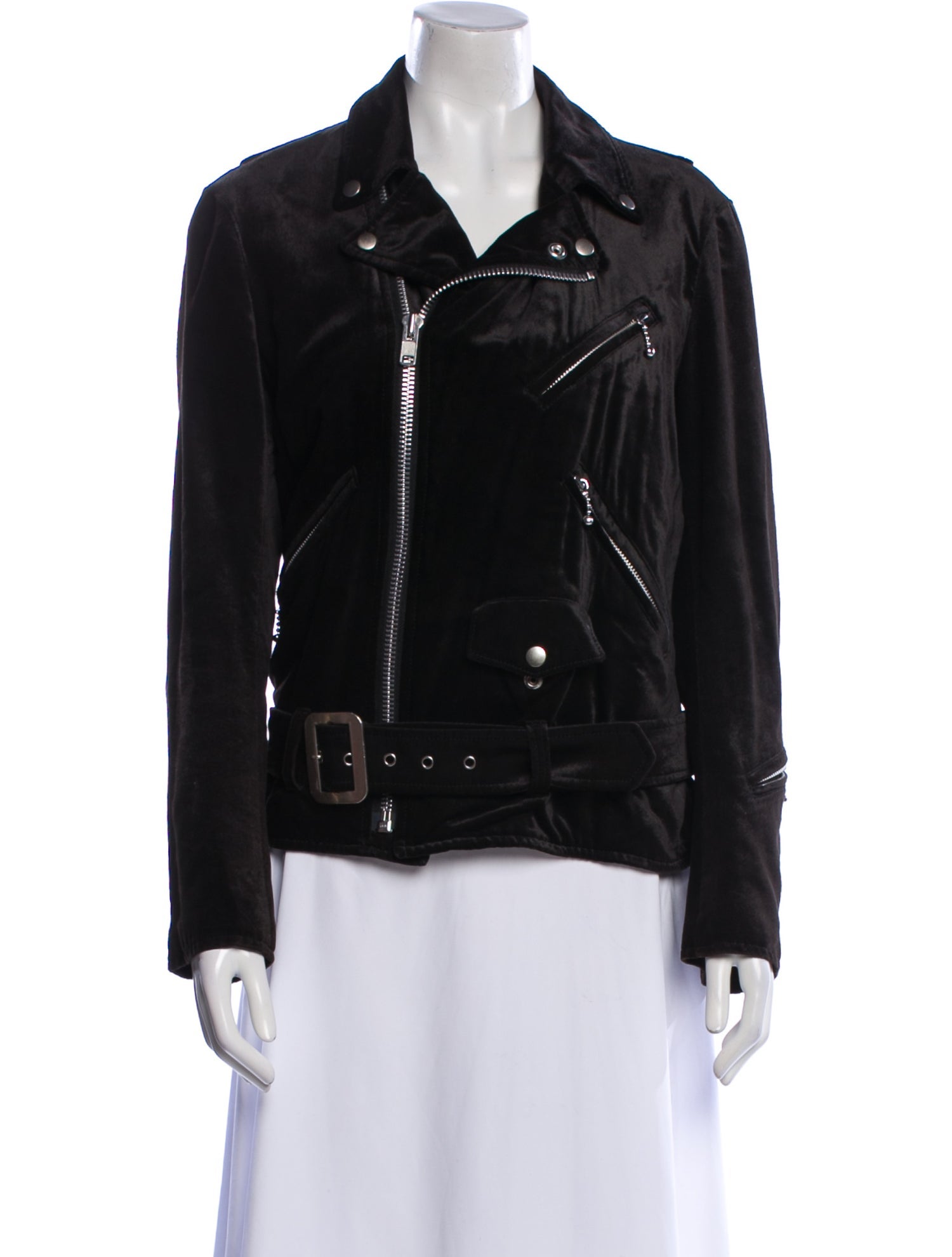 Junya Watanabe Comme des Garçons 2012 Velvet Biker Jacket
