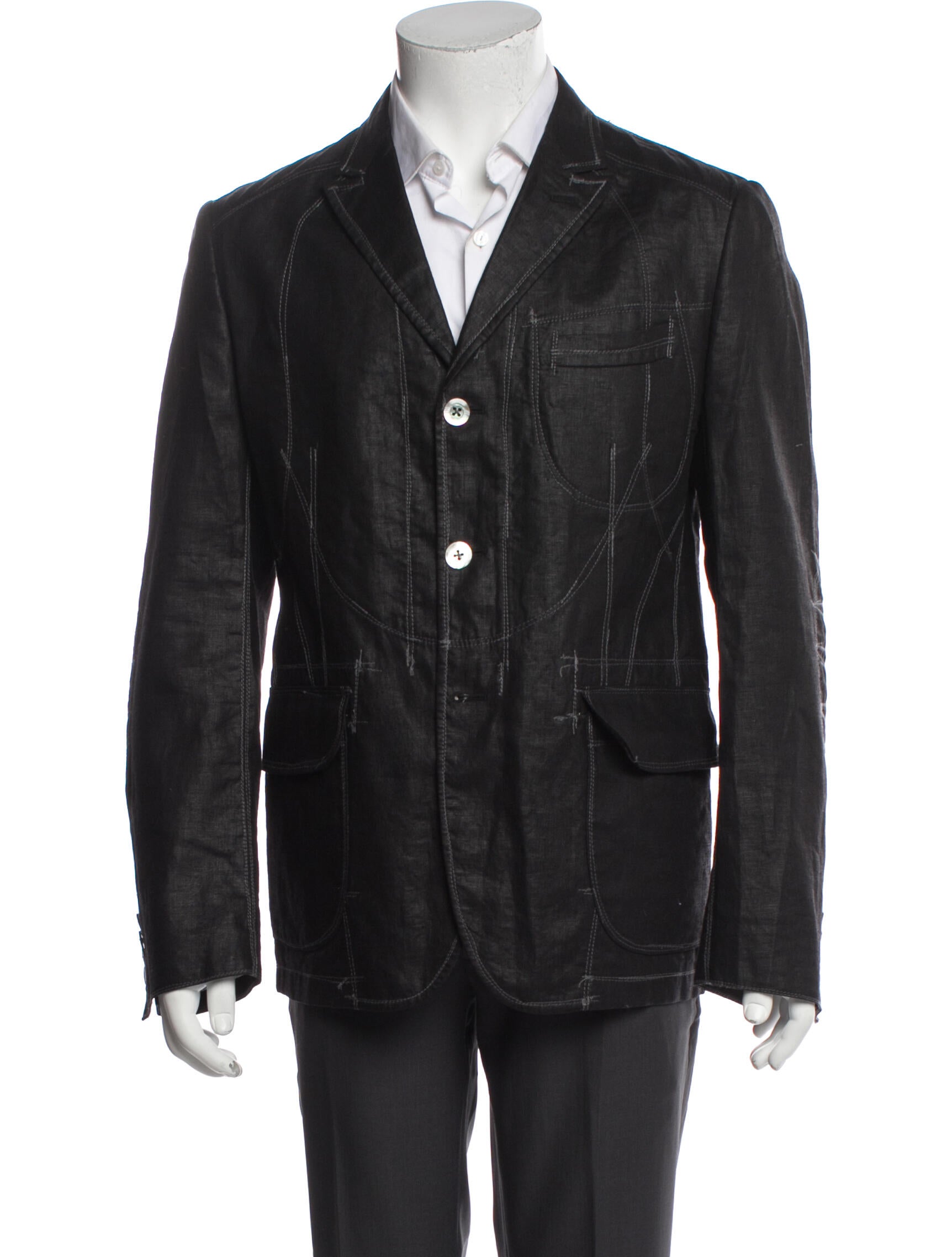 Junya Watanabe Comme de Garcons x marimekko Linen Utility Jacket