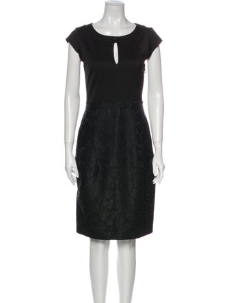 Jigsaw Scoop Neck Knee-Length Dress