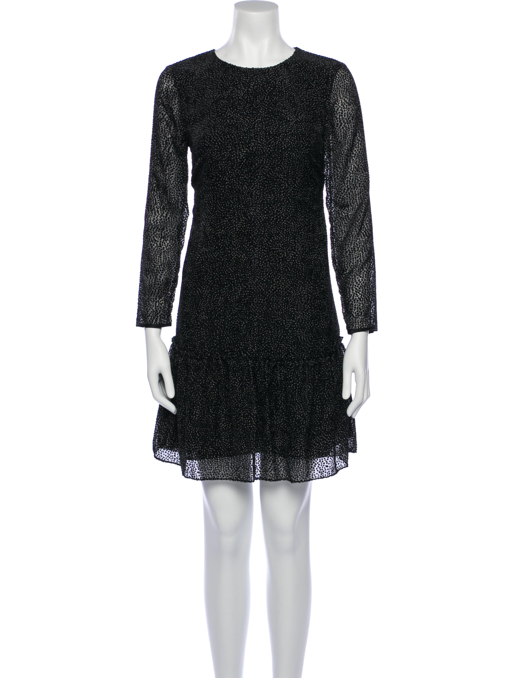 Jigsaw Crew Neck Mini Dress
