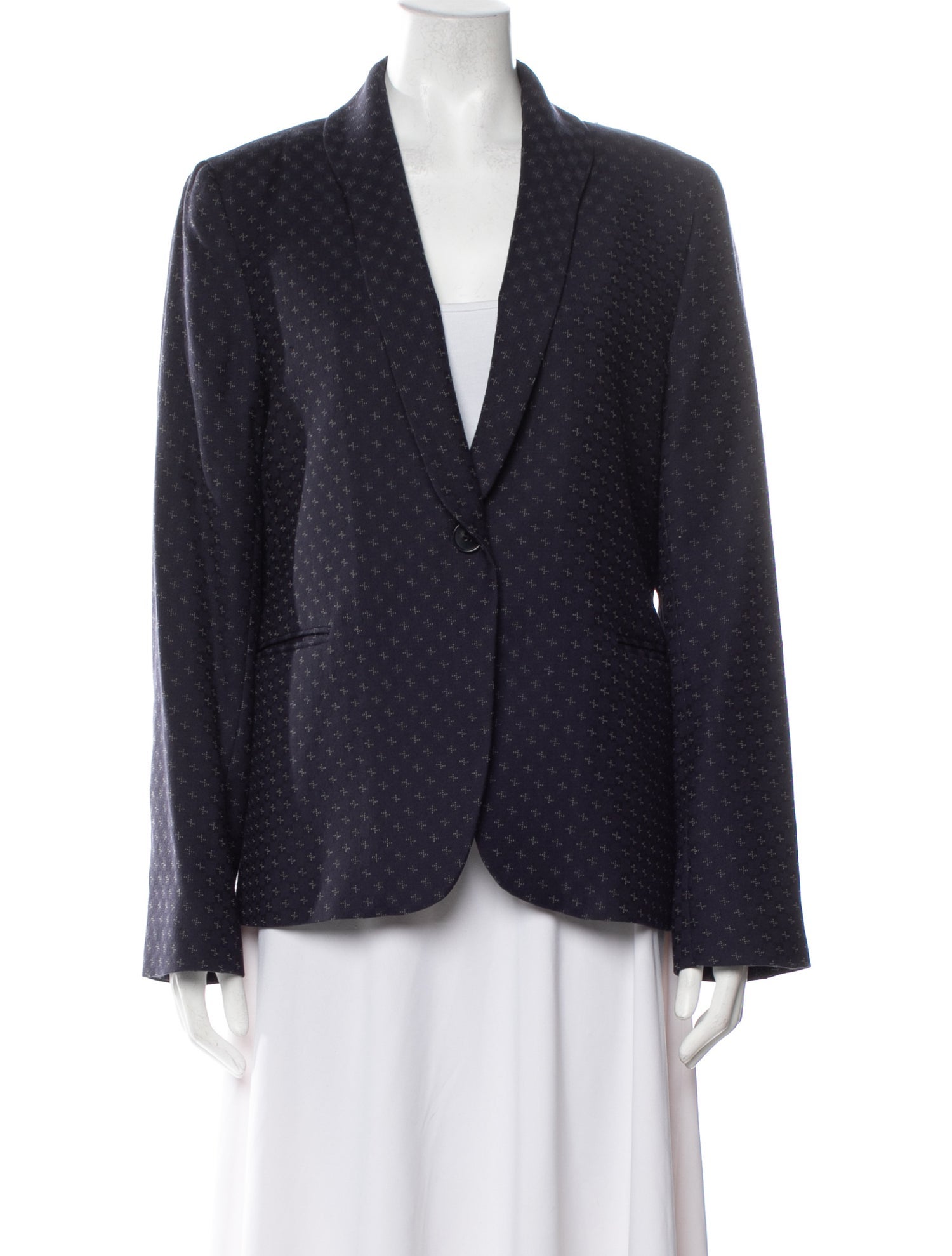 Jigsaw Wool Printed Blazer