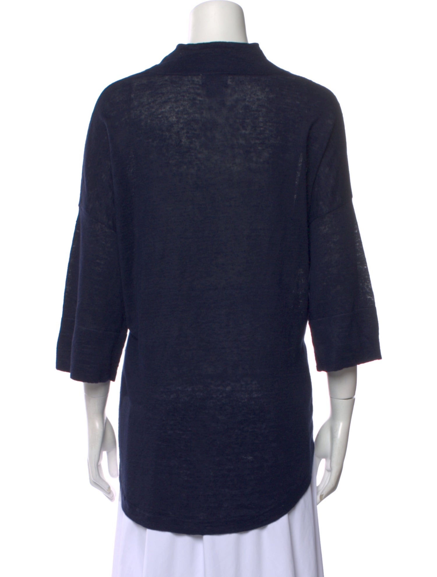 Jigsaw Linen V-Neck Sweater