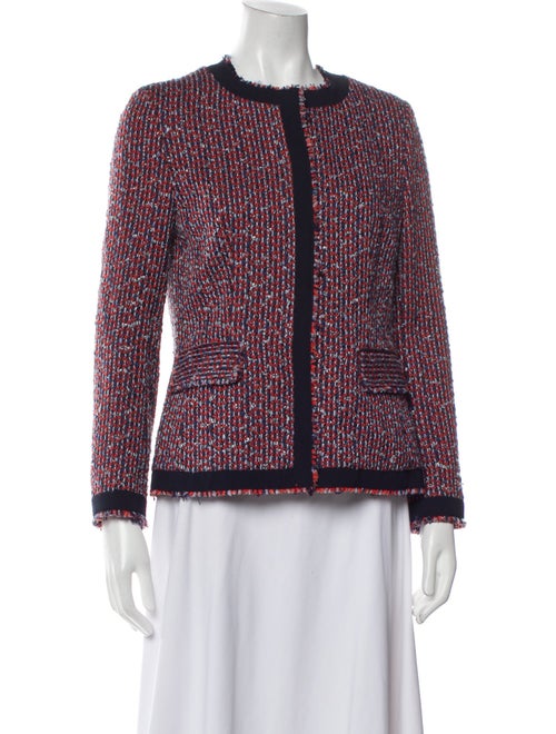 Jigsaw Tweed Pattern Evening Jacket
