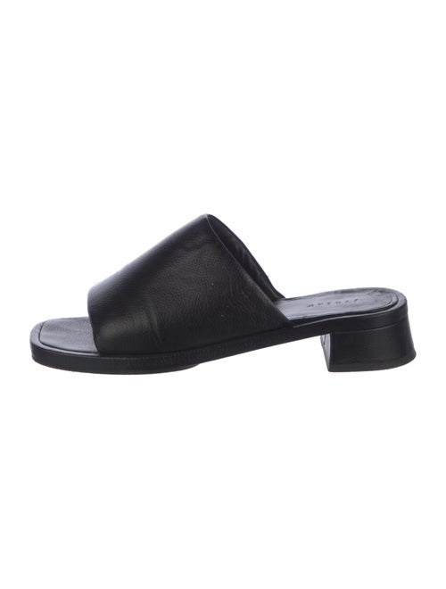 Jigsaw Leather Slides