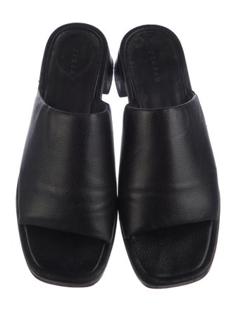 Jigsaw Leather Slides