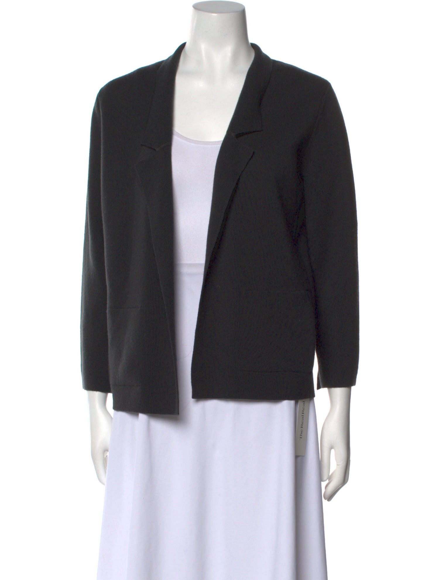 Jigsaw Wool Open Front Sweater