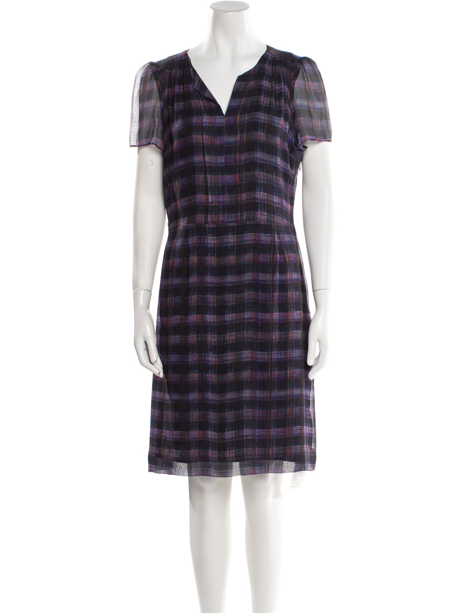 Jigsaw Silk Knee-Length Dress