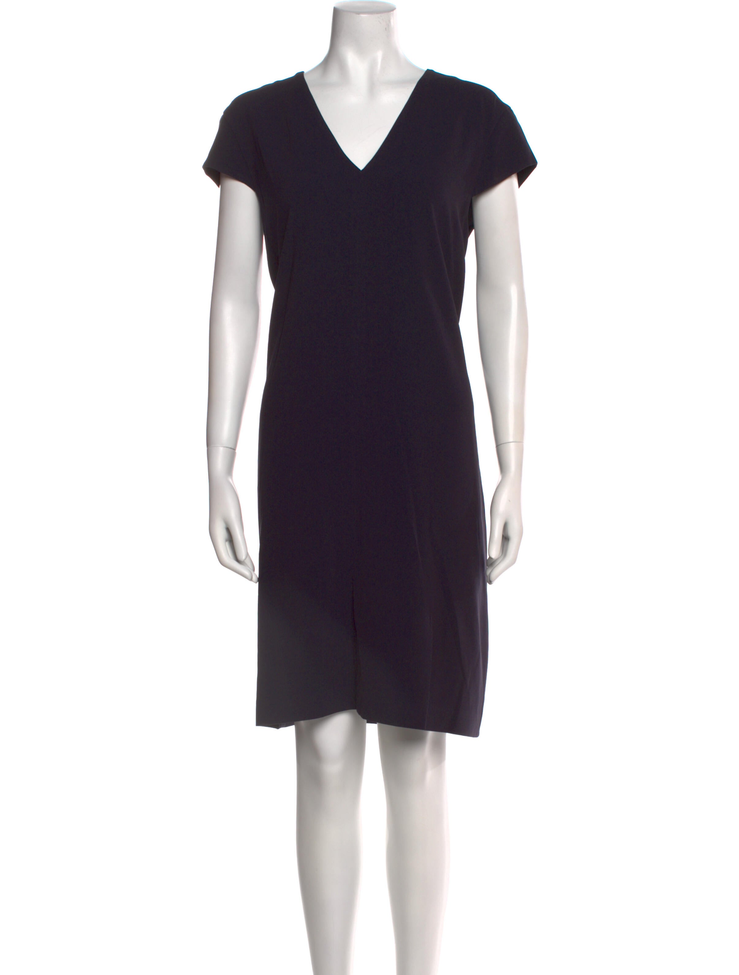 Jigsaw V-Neck Knee-Length Dress