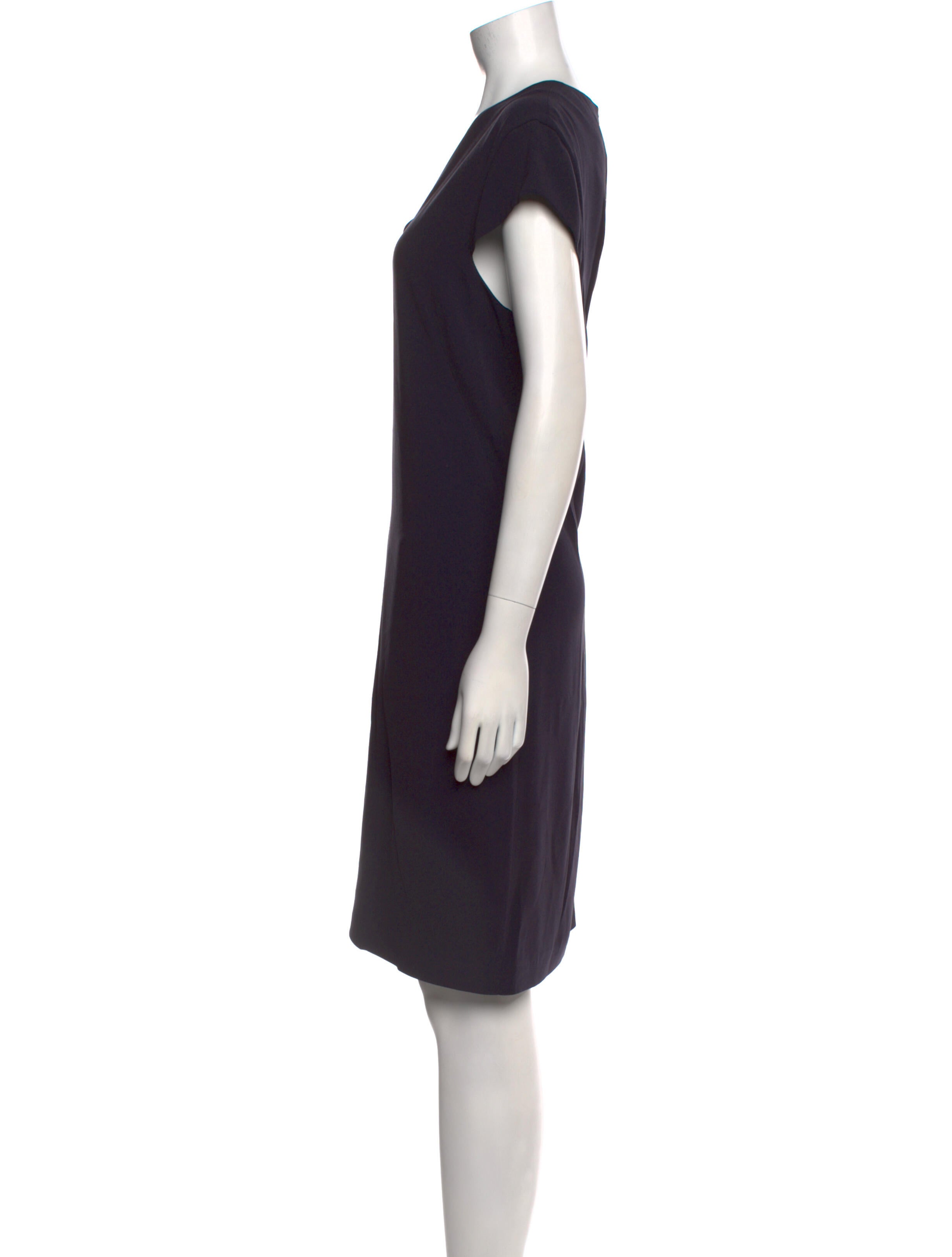 Jigsaw V-Neck Knee-Length Dress