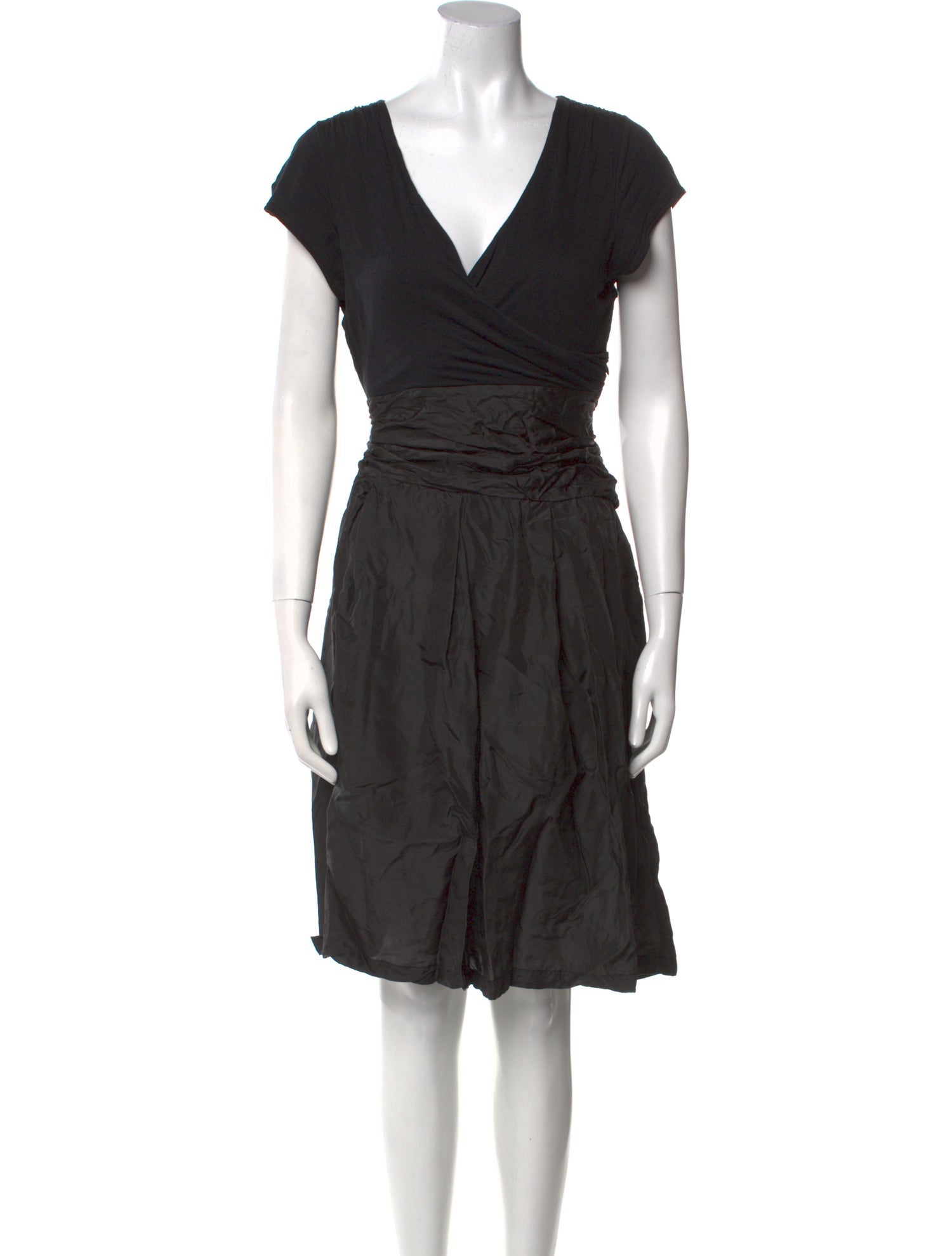 Jigsaw V-Neck Knee-Length Dress