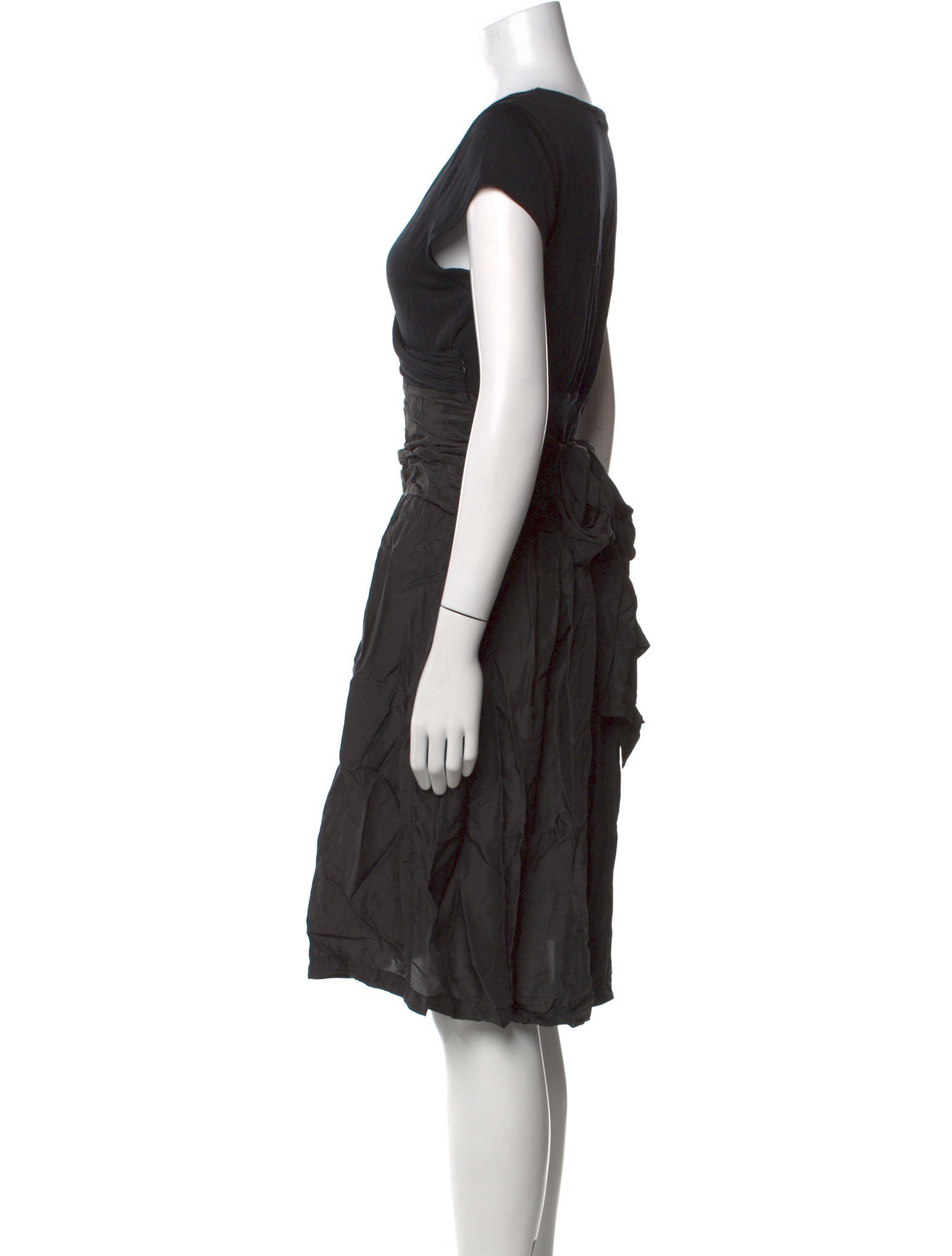 Jigsaw V-Neck Knee-Length Dress