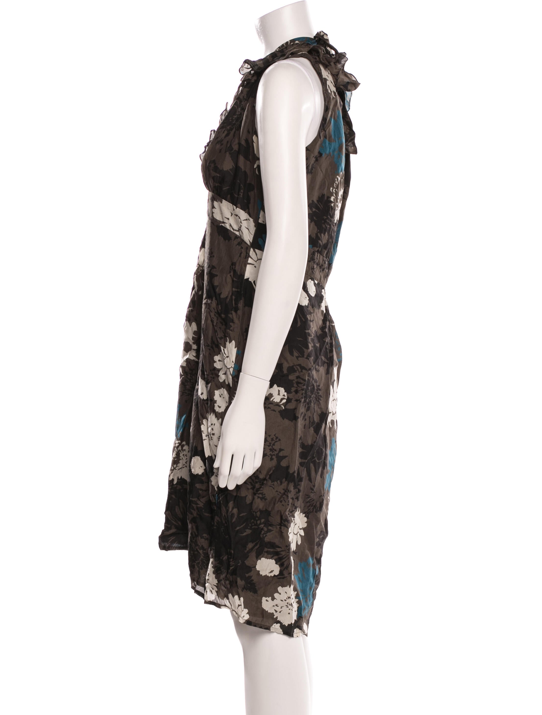 Jigsaw Floral Print Knee-Length Dress