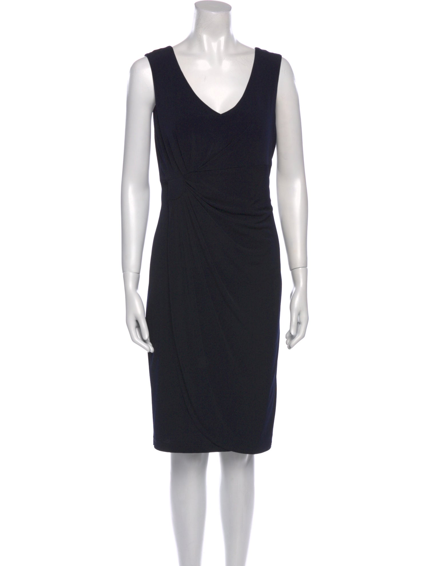 Jigsaw V-Neck Knee-Length Dress