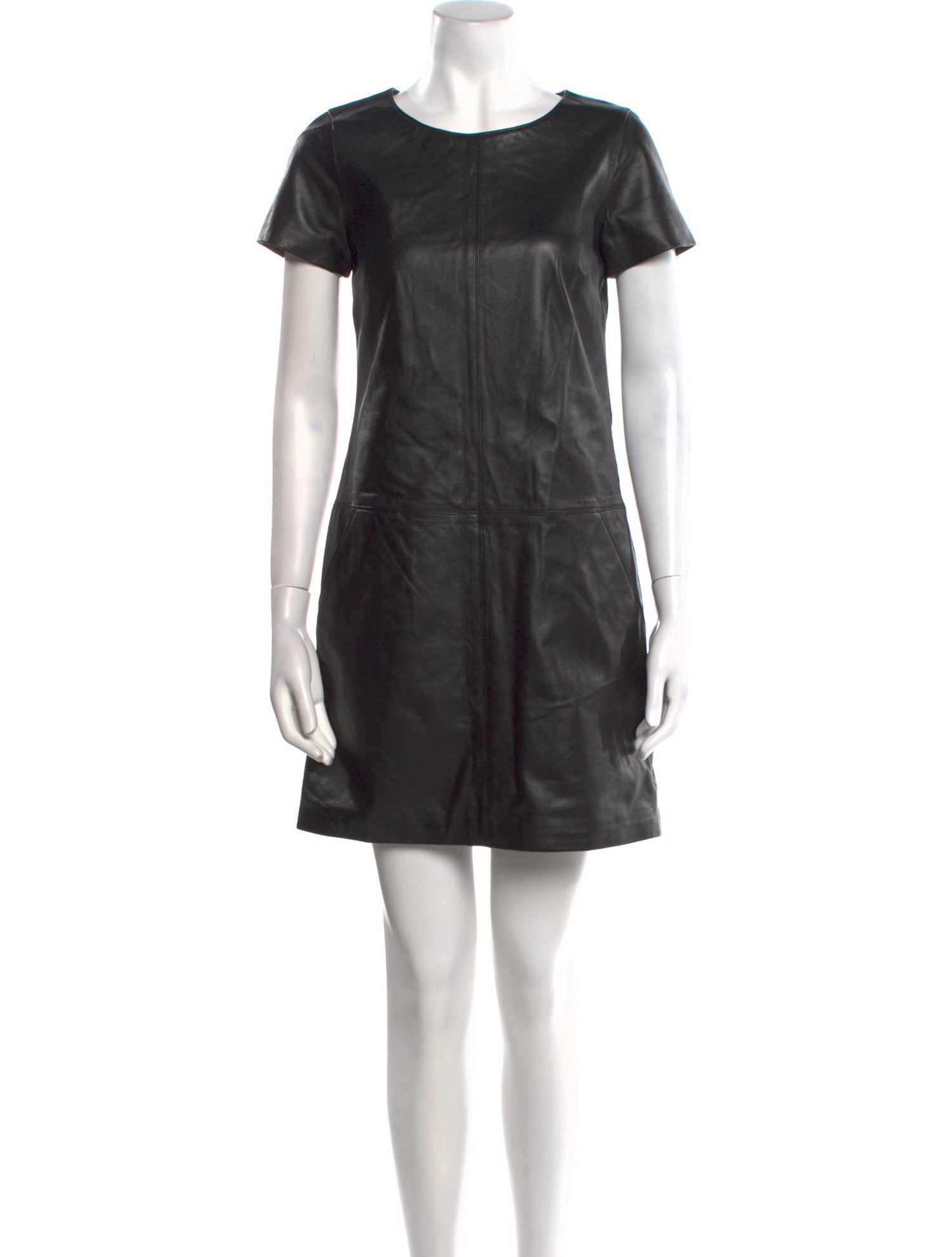 Jigsaw Leather Mini Dress