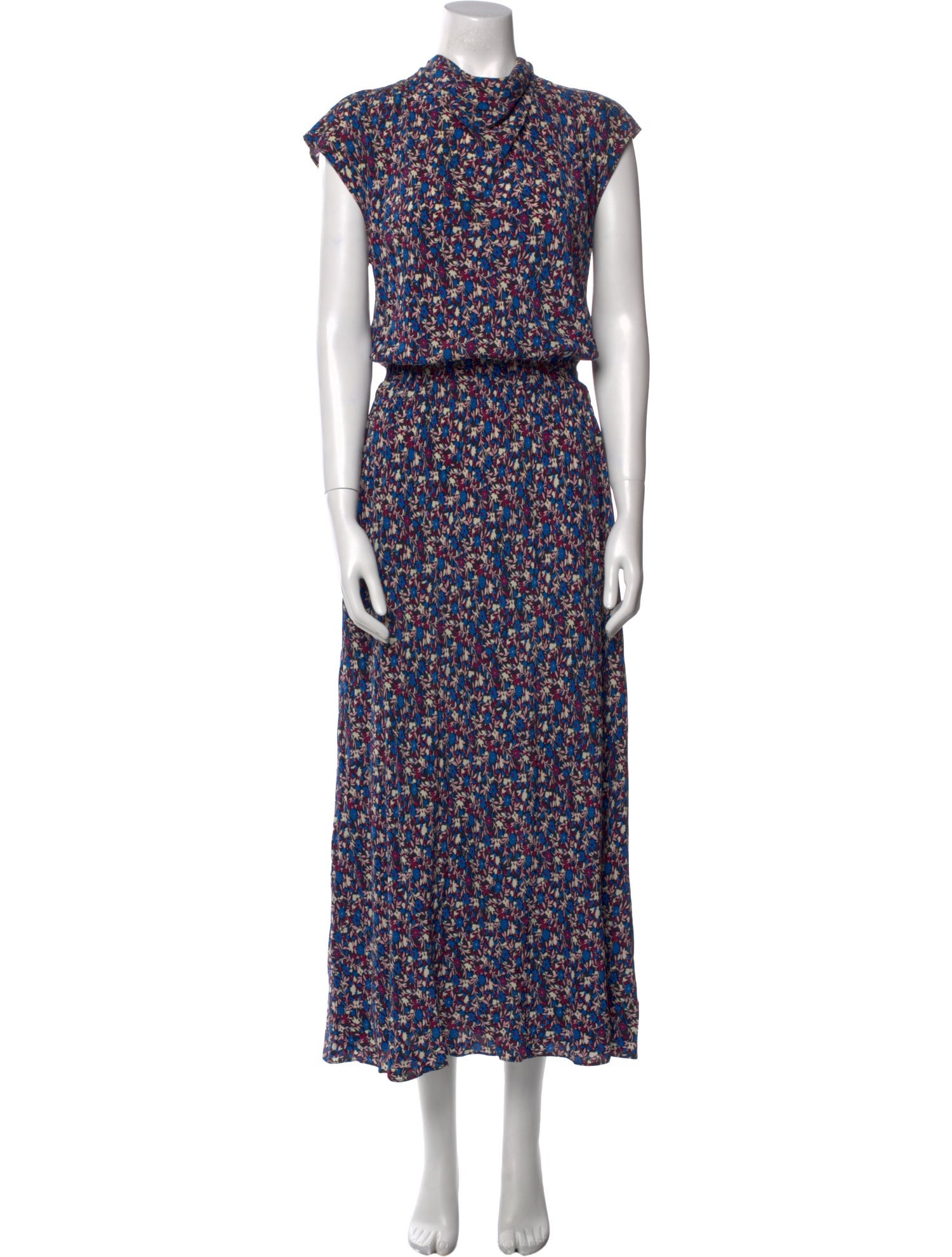 Jigsaw Floral Print Long Dress