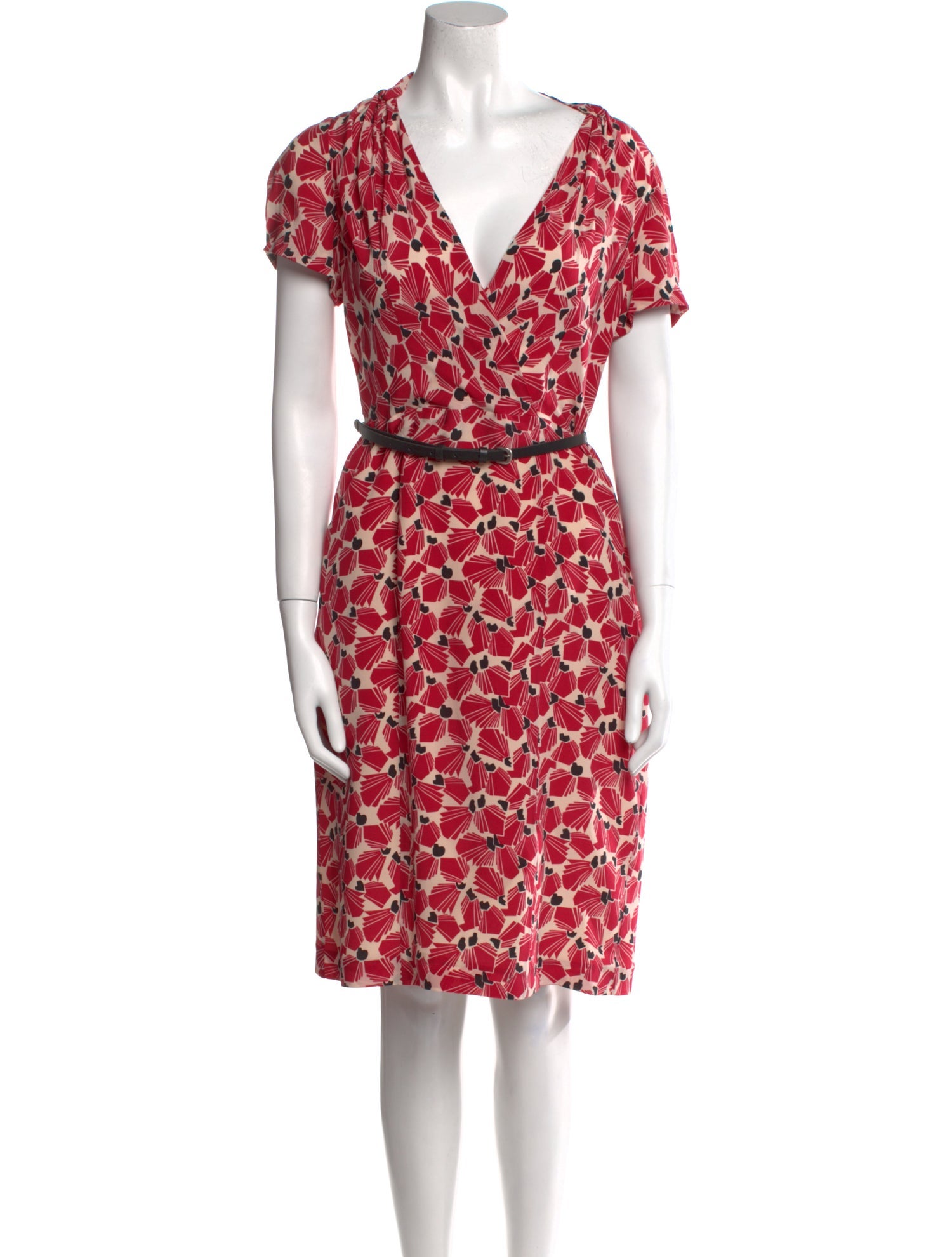 Jigsaw Silk Knee-Length Dress